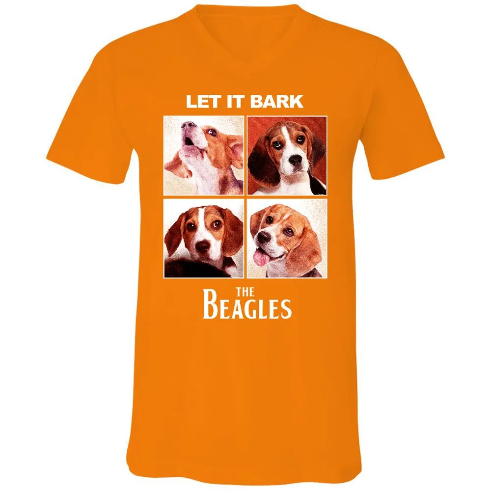 Unisex V-Neck T-Shirt - MFAV9ACB - Orange - 11