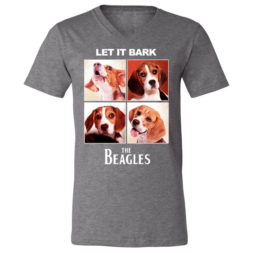 Unisex V-Neck T-Shirt - MFAV9ACB - Deep Heather - 13