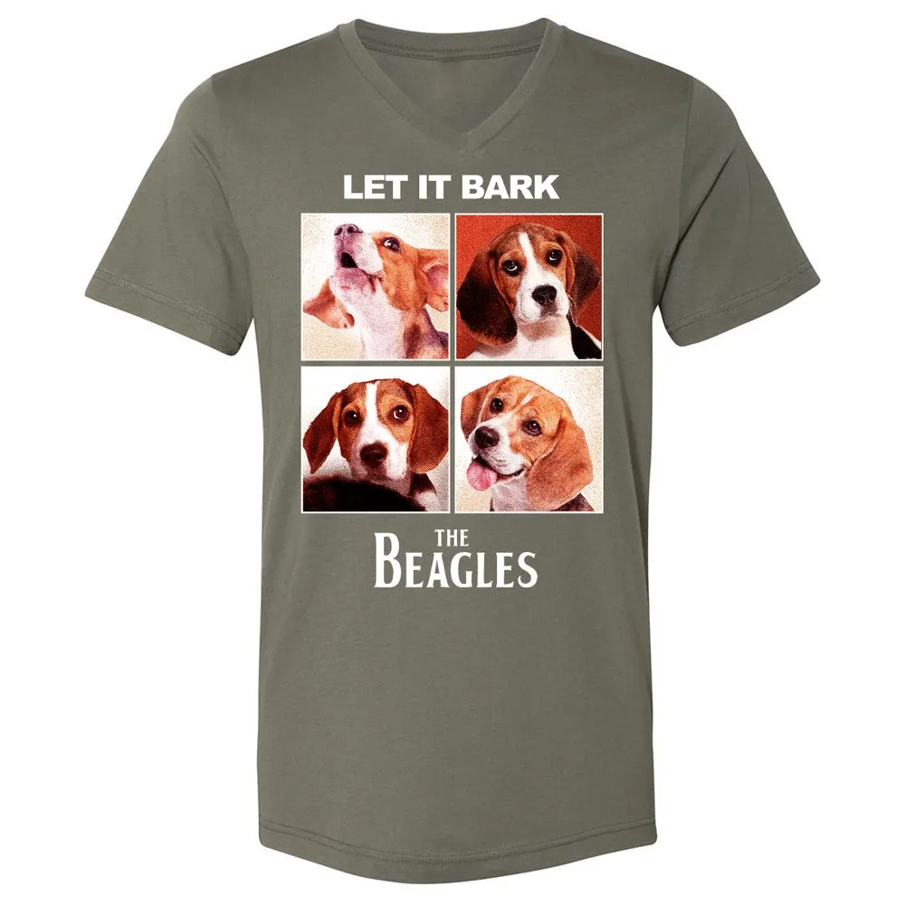 Unisex V-Neck T-Shirt - MFAV9ACB - Military Green - 10