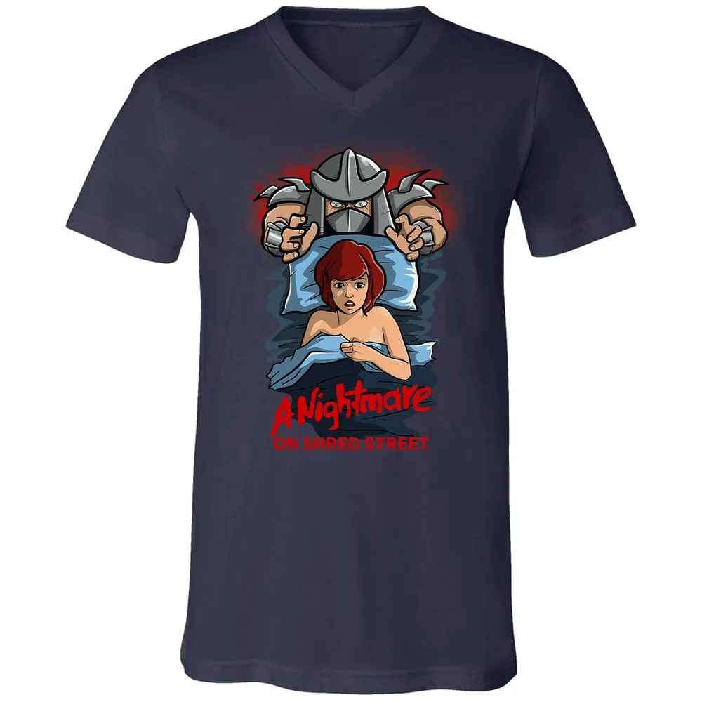 Unisex V-Neck T-Shirt - QJRTN22J - Navy - 2
