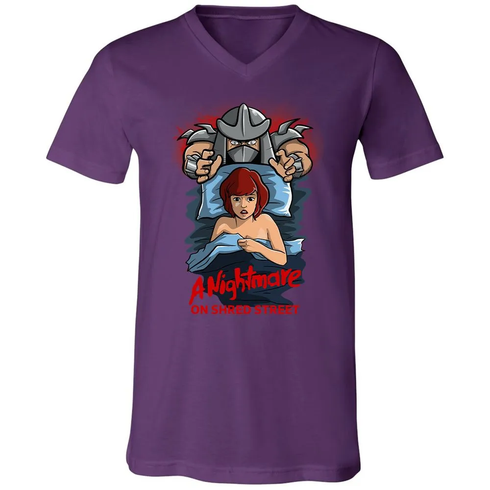Unisex V-Neck T-Shirt - QJRTN22J - Team Purple - 9