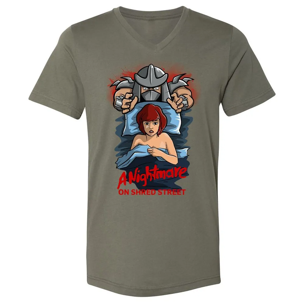 Unisex V-Neck T-Shirt - QJRTN22J - Military Green - 10