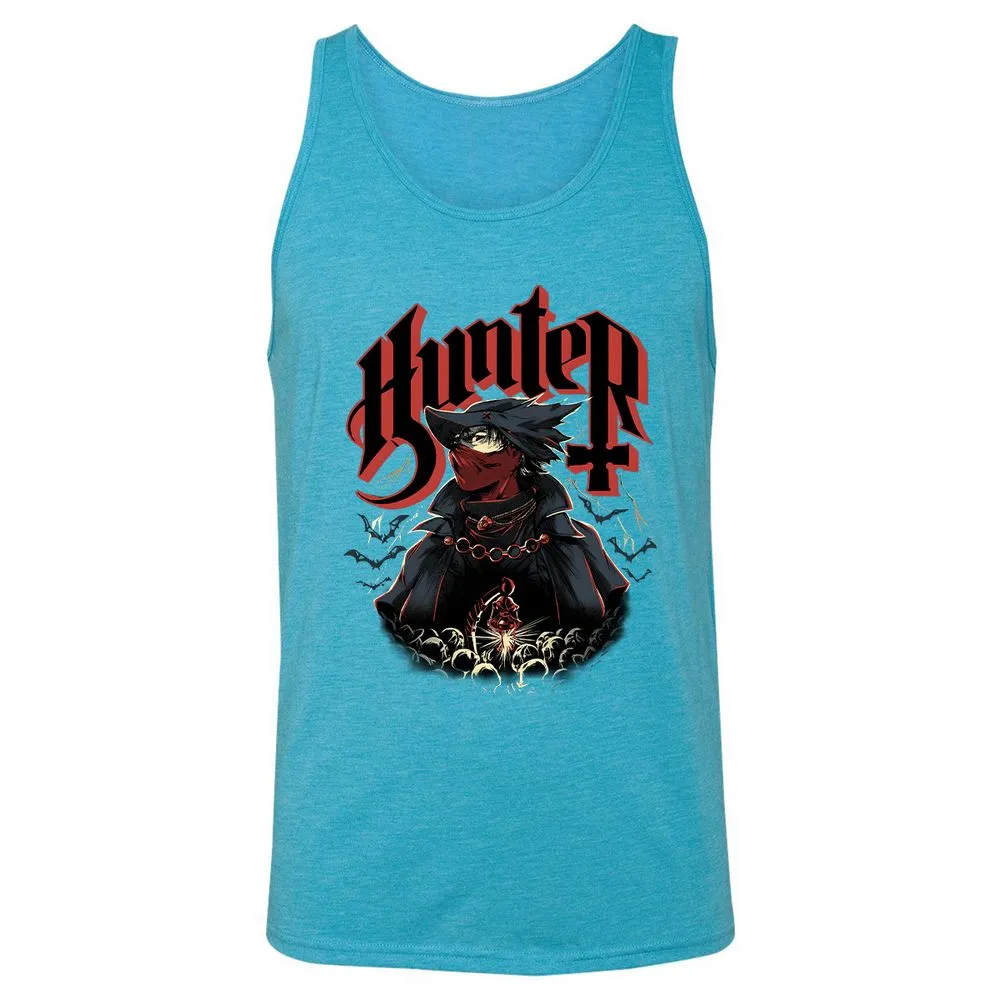 Unisex Jersey Tank - EFM76MFR - Aqua Triblend - 3