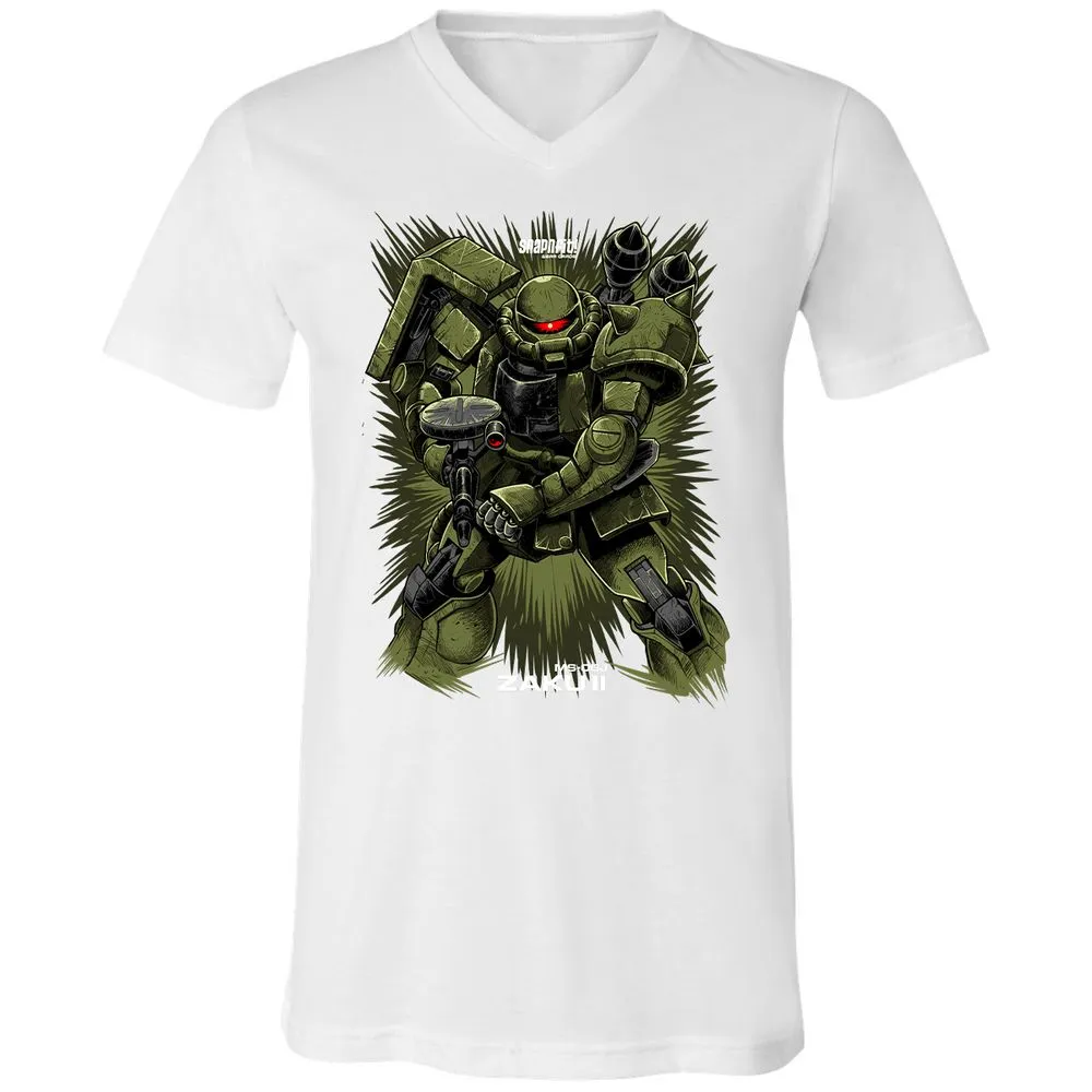 Unisex V-Neck T-Shirt - X85NZQ89 - White - 5
