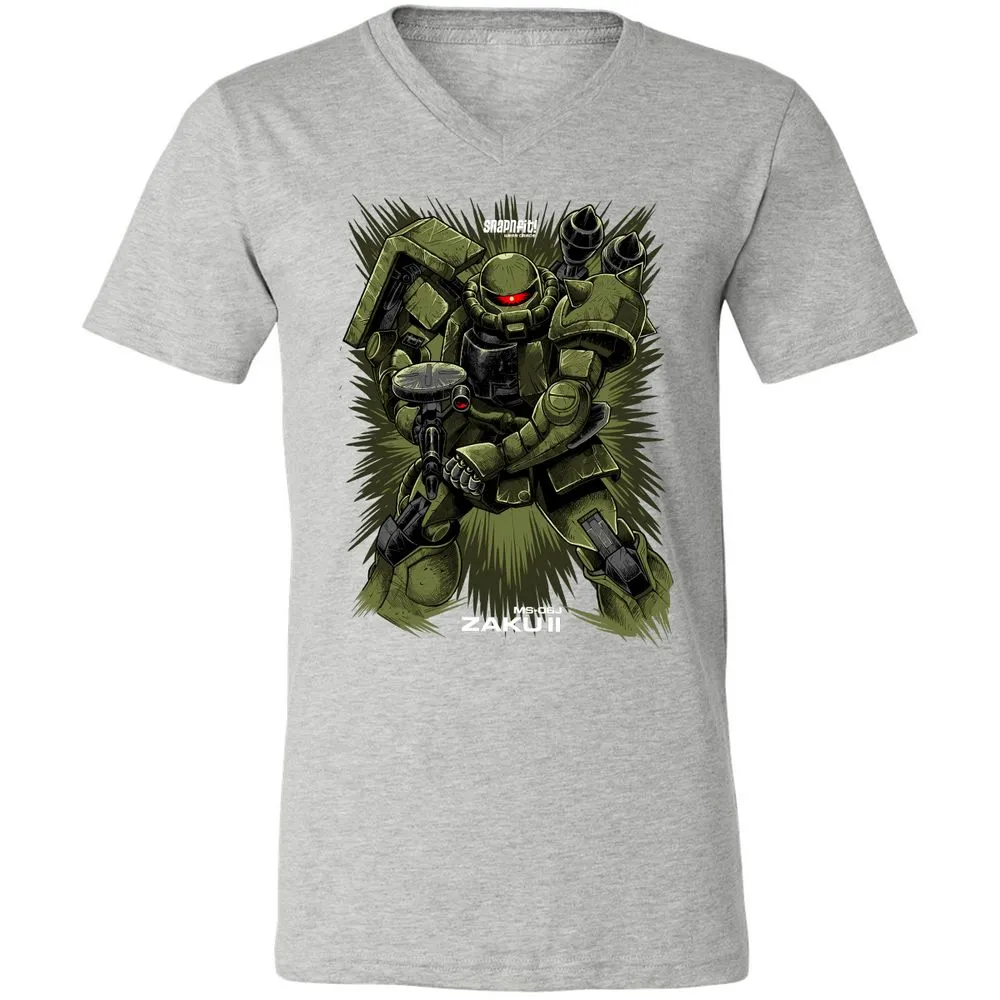 Unisex V-Neck T-Shirt - X85NZQ89 - Athletic Heather - 7