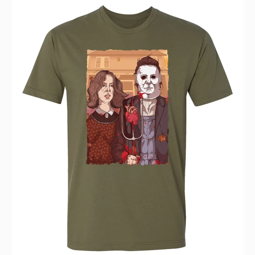 Premium Unisex T-Shirt - R7YCJMKN - Military Green - 5