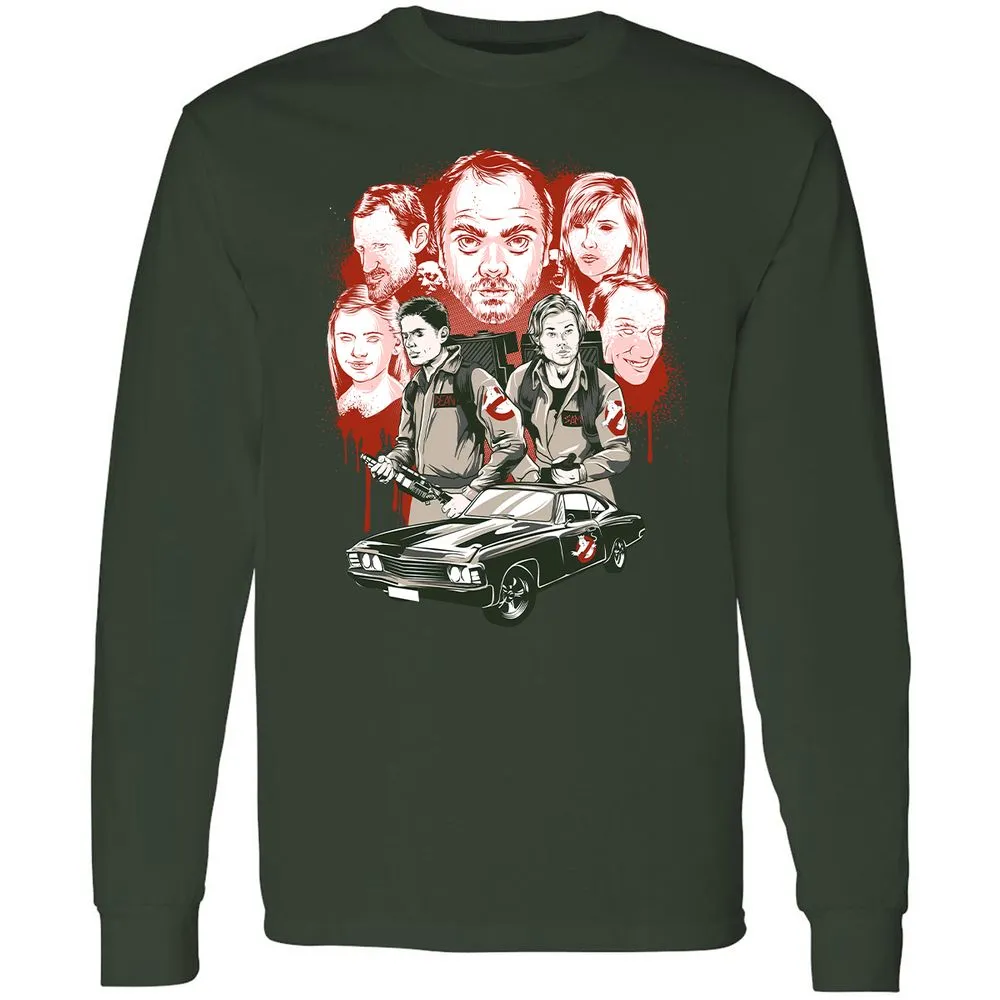 Long Sleeve T-Shirt - 56VHR878 - Forest Green - 4