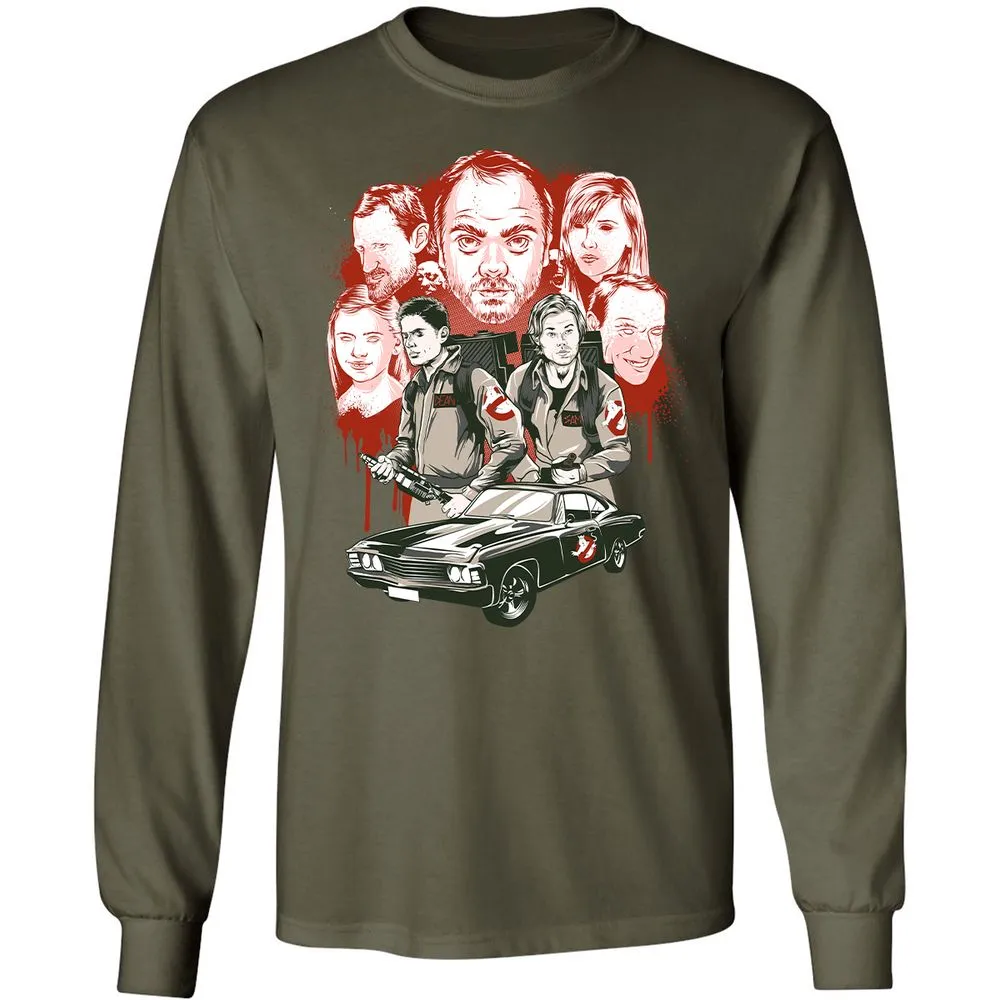 Long Sleeve T-Shirt - 56VHR878 - Military Green - 16