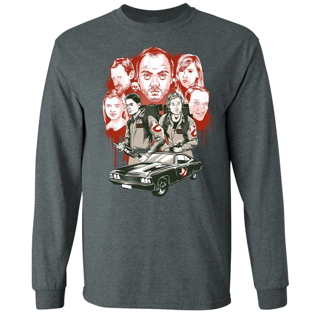 Long Sleeve T-Shirt - 56VHR878 - Dark Heather - 15