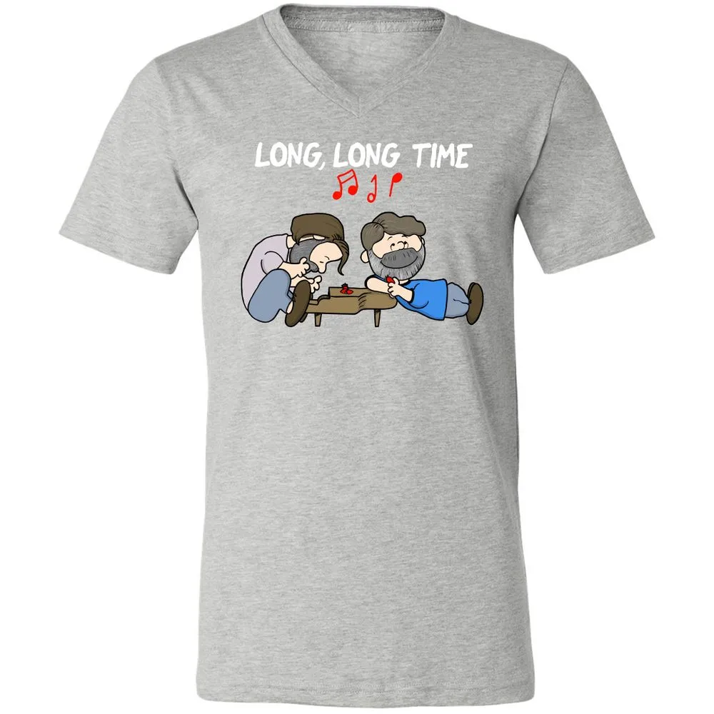 Unisex V-Neck T-Shirt - 1EMTQFK4 - Athletic Heather - 7