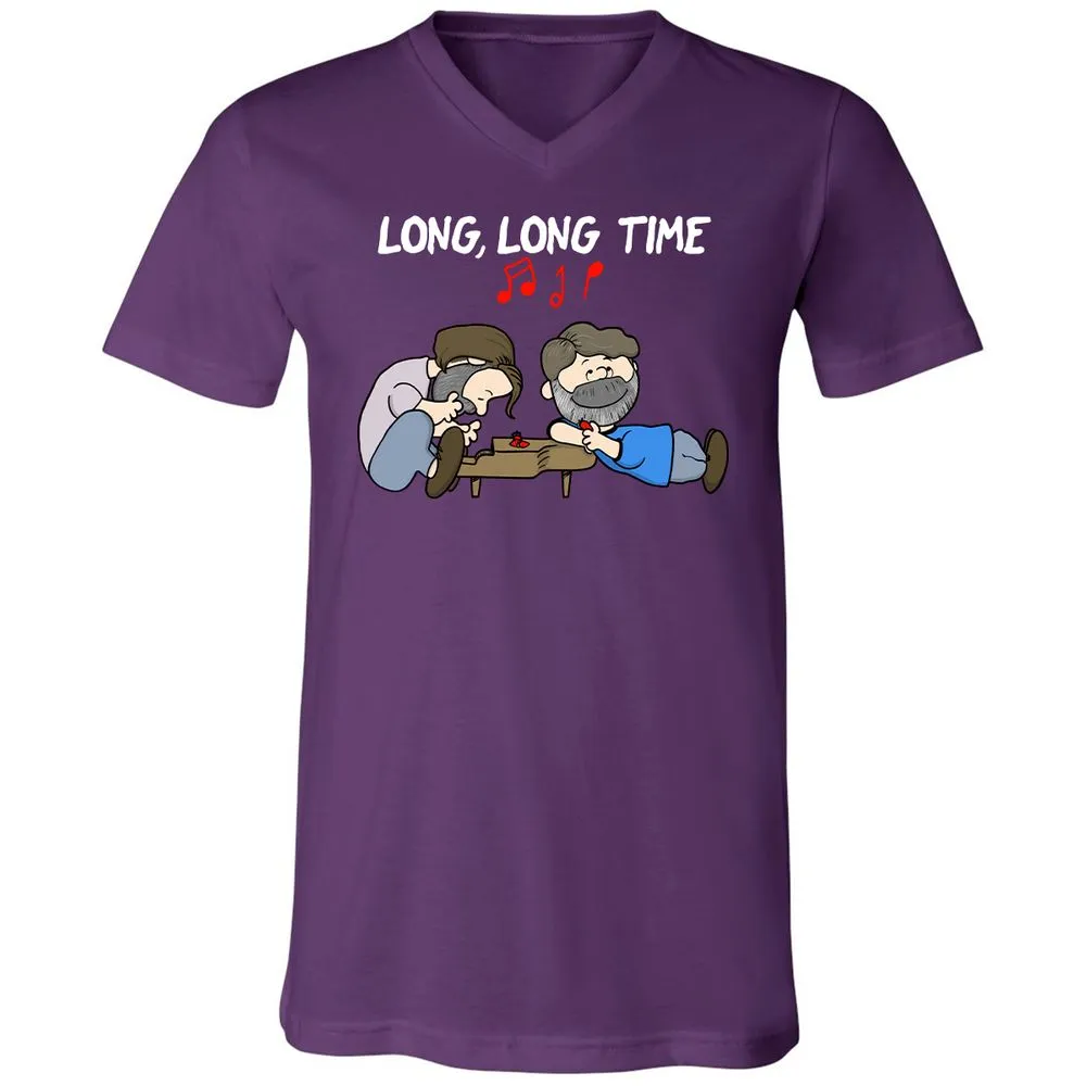 Unisex V-Neck T-Shirt - 1EMTQFK4 - Team Purple - 9