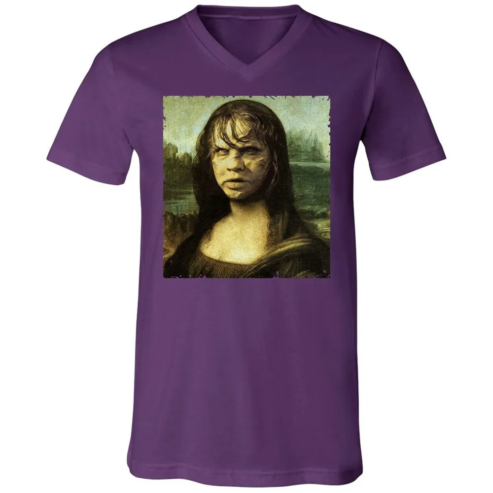 Unisex V-Neck T-Shirt - 17YJH276 - Team Purple - 9