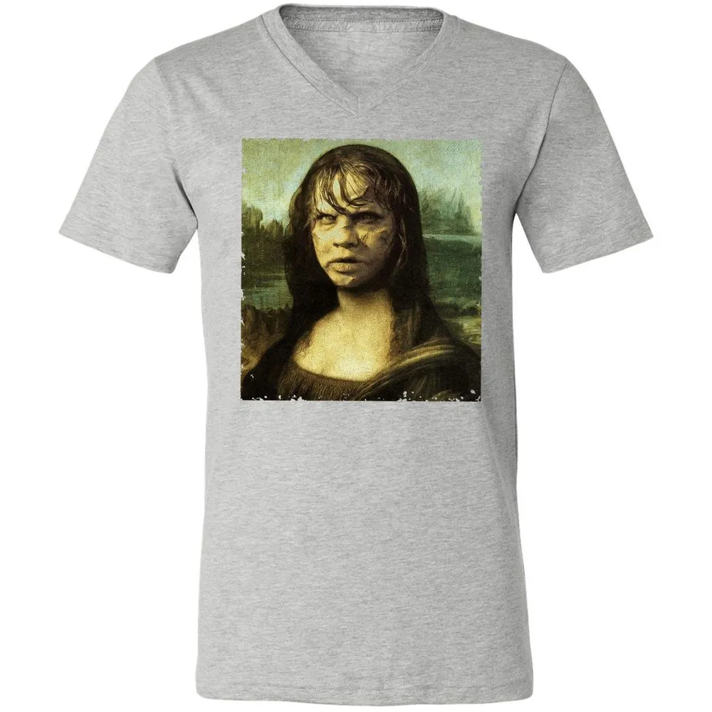 Unisex V-Neck T-Shirt - 17YJH276 - Athletic Heather - 7