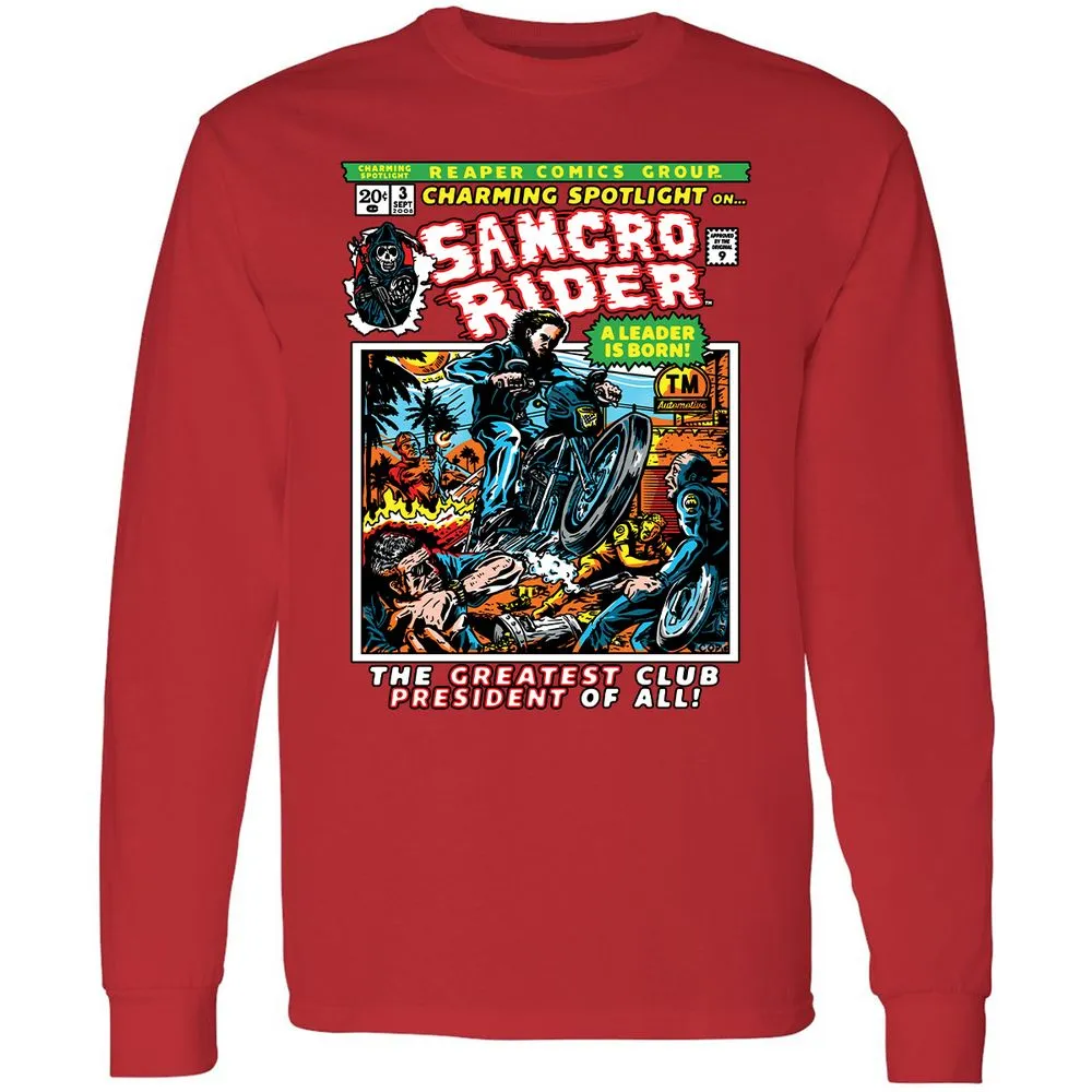 Long Sleeve T-Shirt - TYBUZQCK - Red - 14