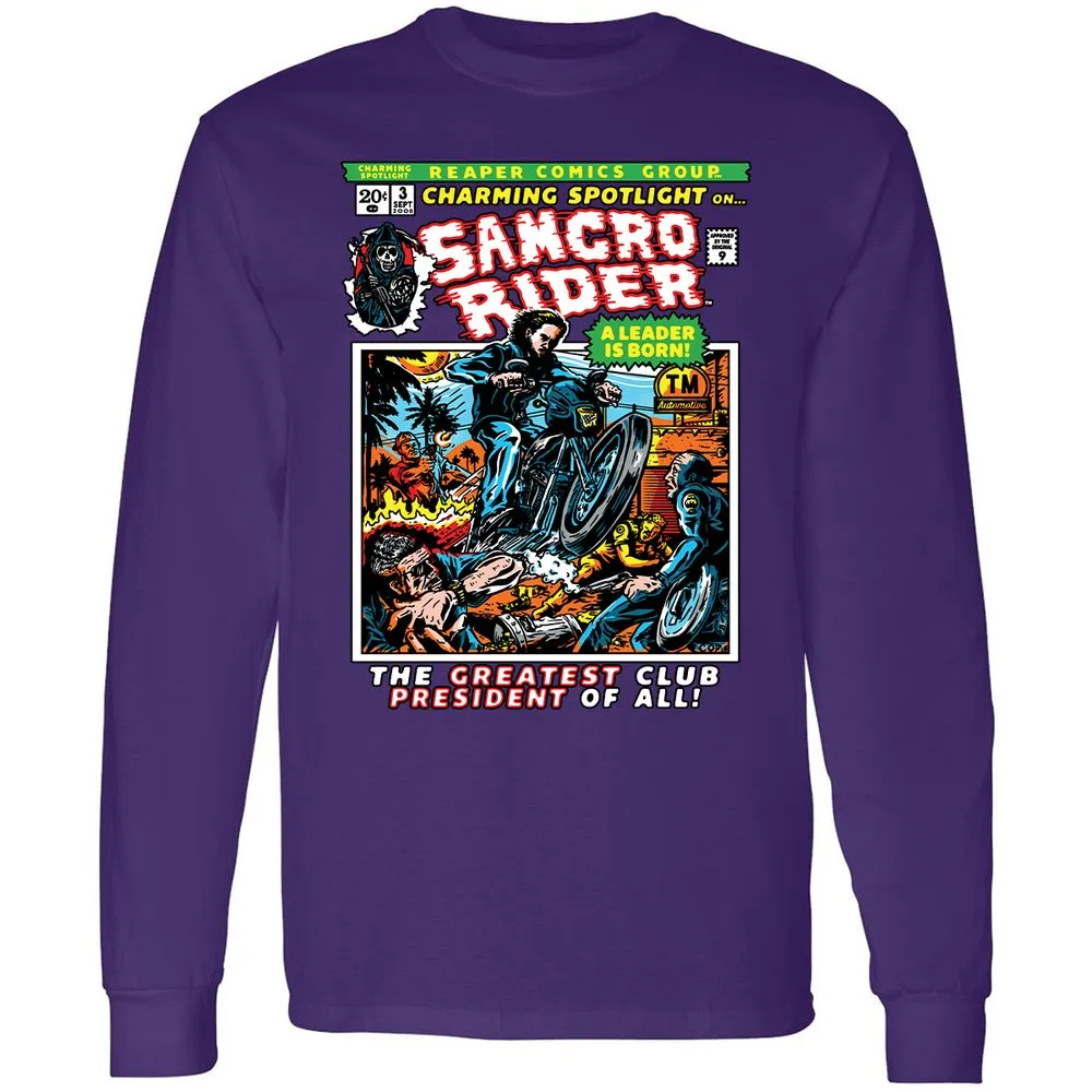 Long Sleeve T-Shirt - TYBUZQCK - Purple - 13