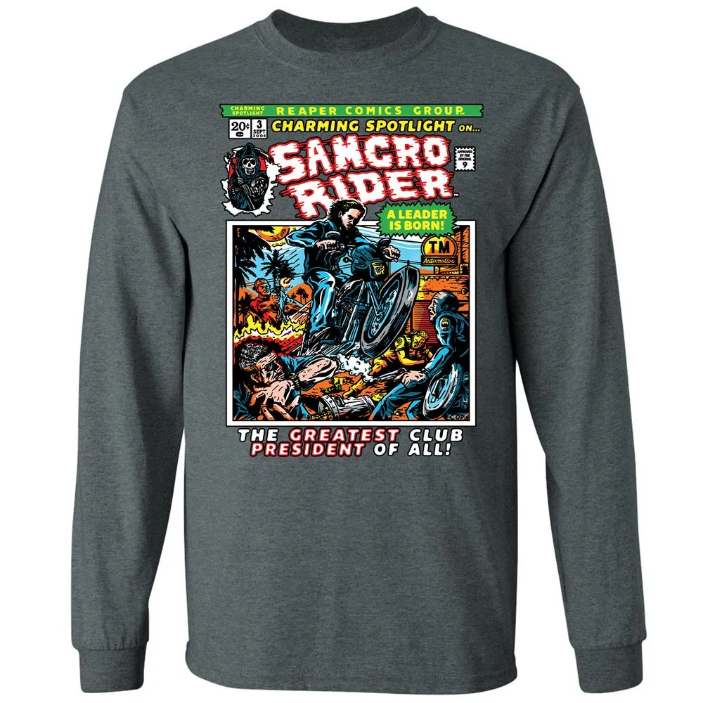 Long Sleeve T-Shirt - TYBUZQCK - Dark Heather - 15
