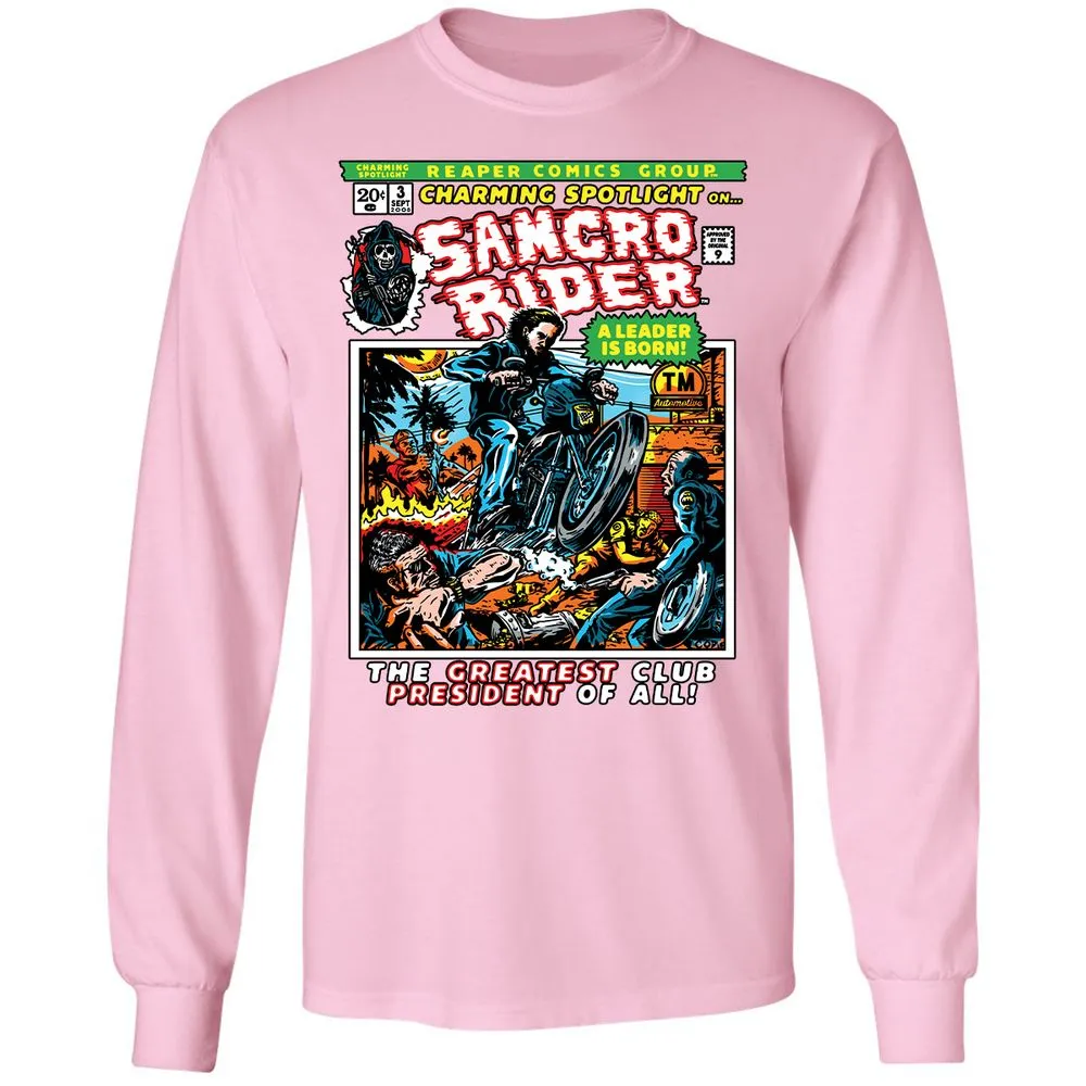 Long Sleeve T-Shirt - TYBUZQCK - Light Pink - 3