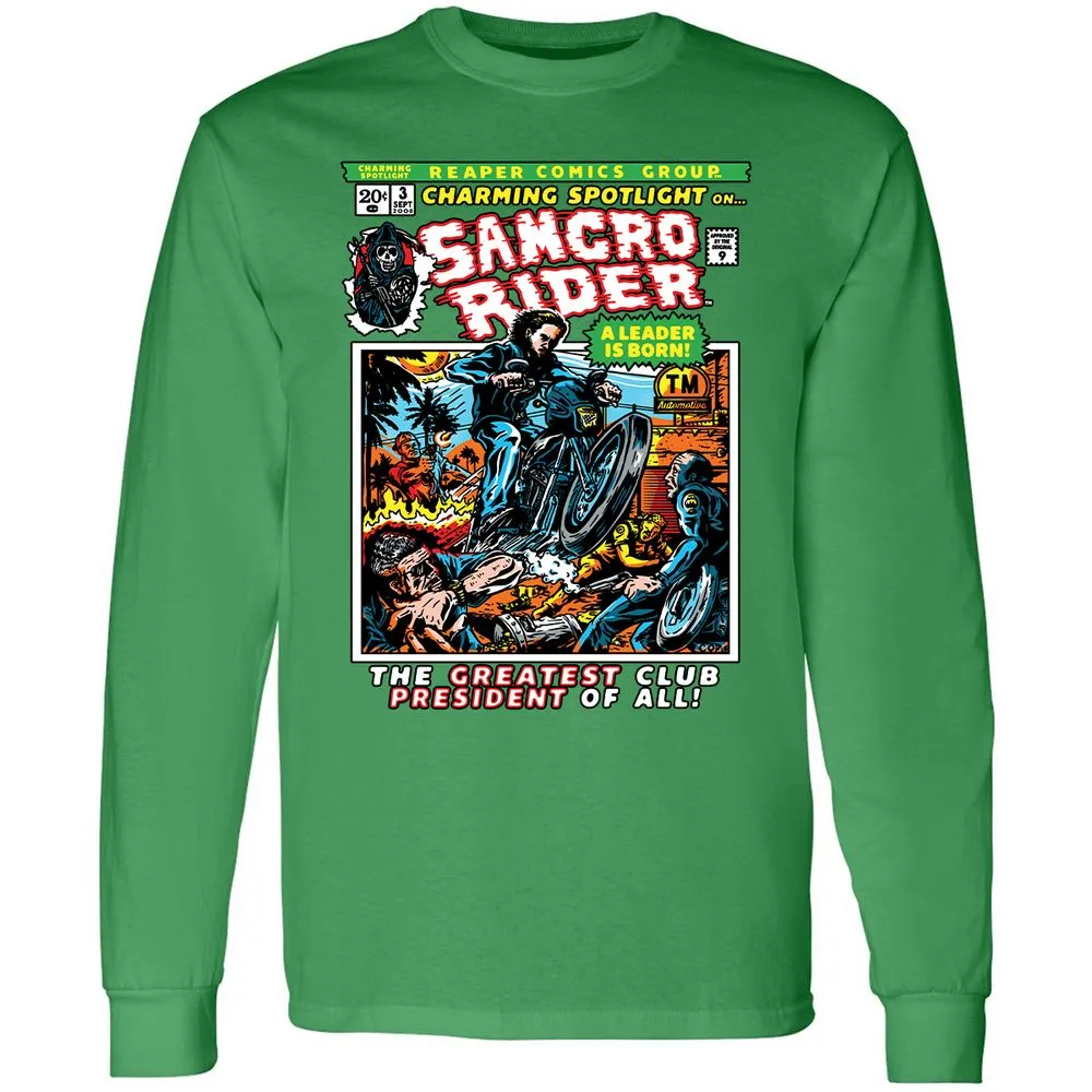 Long Sleeve T-Shirt - TYBUZQCK - Irish Green - 10