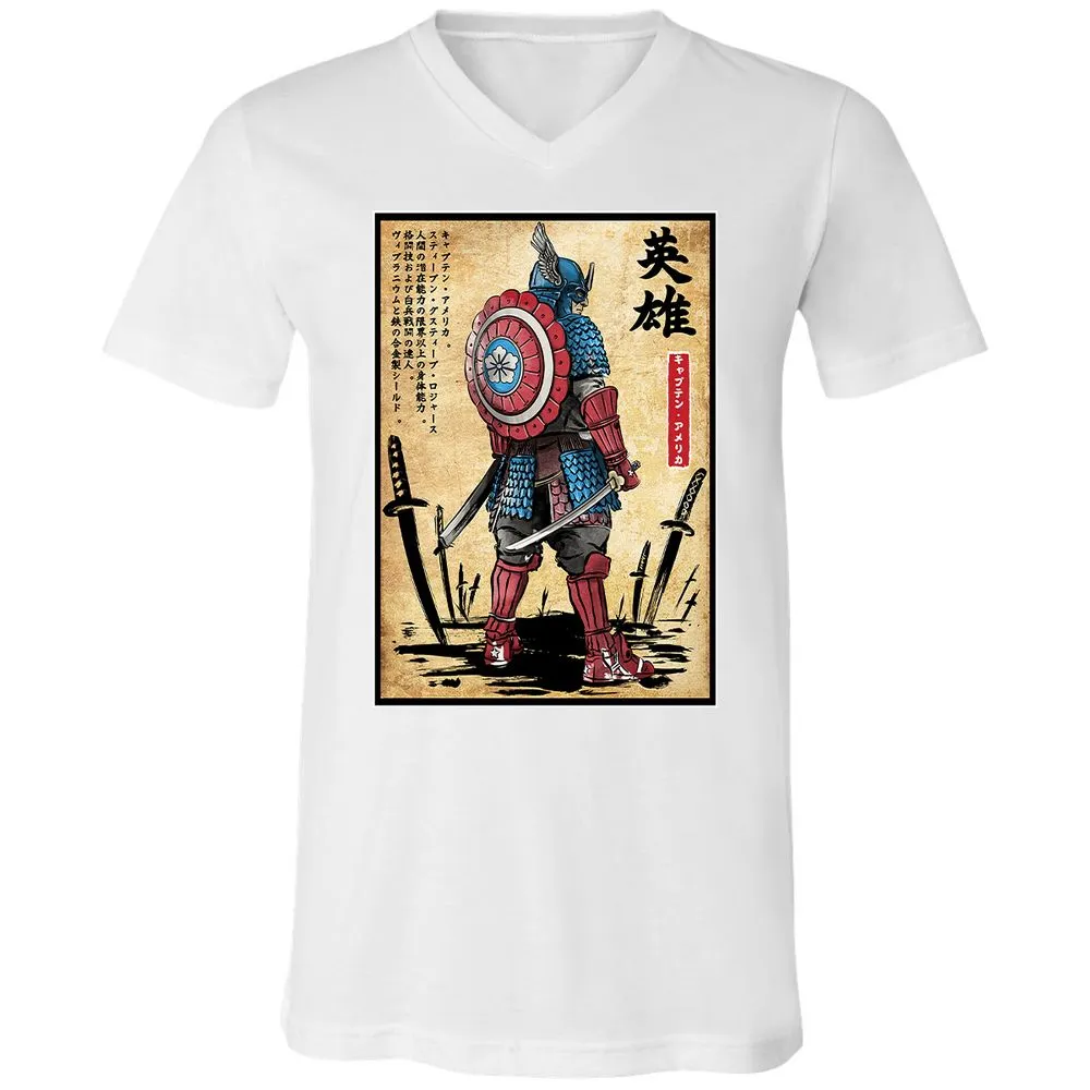 Unisex V-Neck T-Shirt - VGYMDNKQ - White - 5