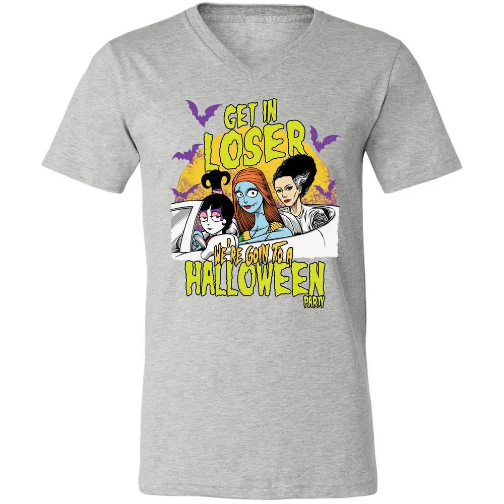 Unisex V-Neck T-Shirt - 4B29UTJD - Athletic Heather - 7