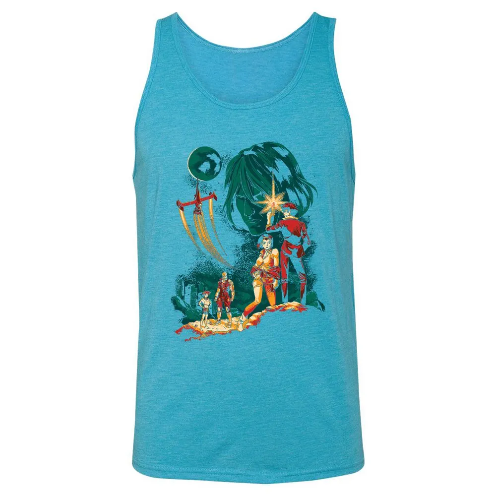 Unisex Jersey Tank - 6EL55YBH - Aqua Triblend - 3
