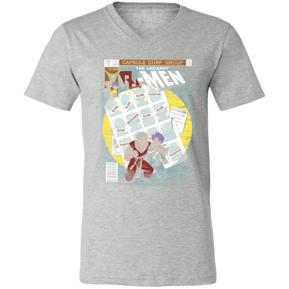 Unisex V-Neck T-Shirt - 7YNADEEL - Athletic Heather - 7