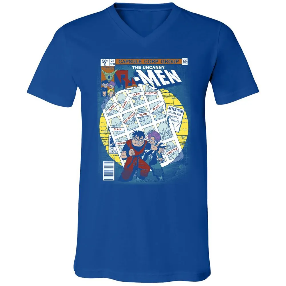 Unisex V-Neck T-Shirt - 7YNADEEL - True Royal - 4