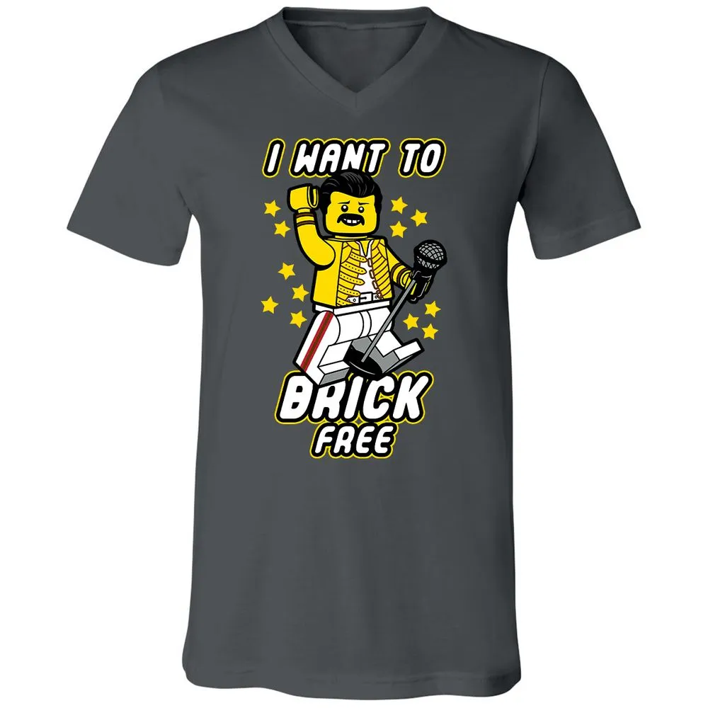 Unisex V-Neck T-Shirt - N4878JZB - Asphalt - 12