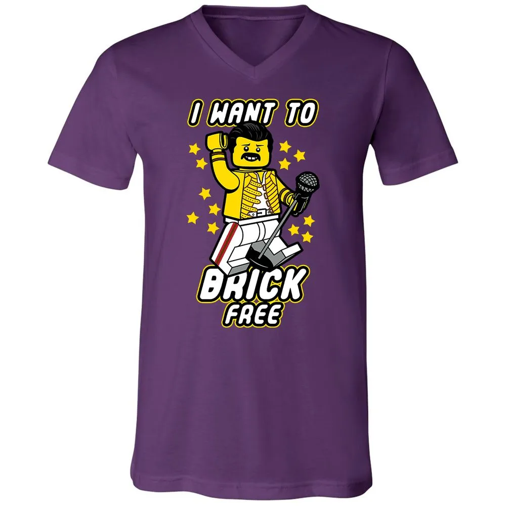 Unisex V-Neck T-Shirt - N4878JZB - Team Purple - 9