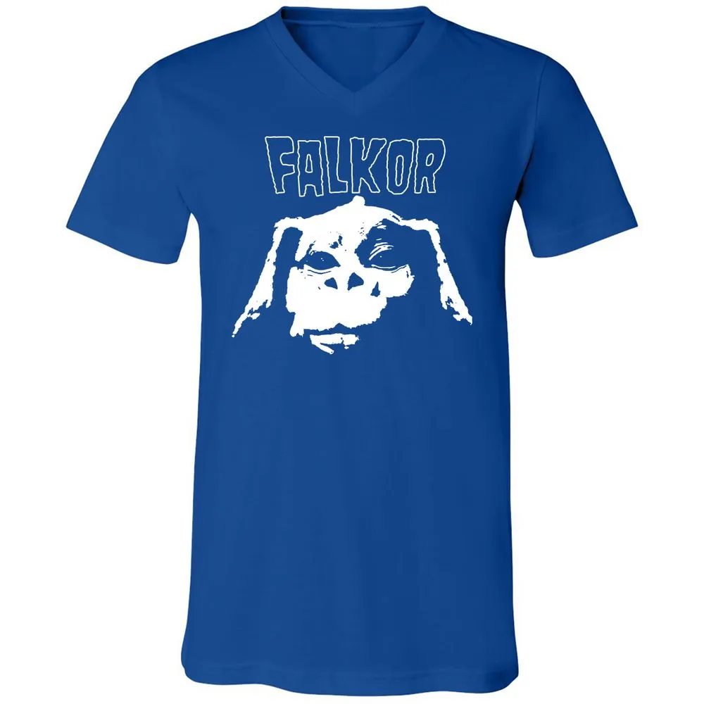 Unisex V-Neck T-Shirt - K616N8QG - True Royal - 4