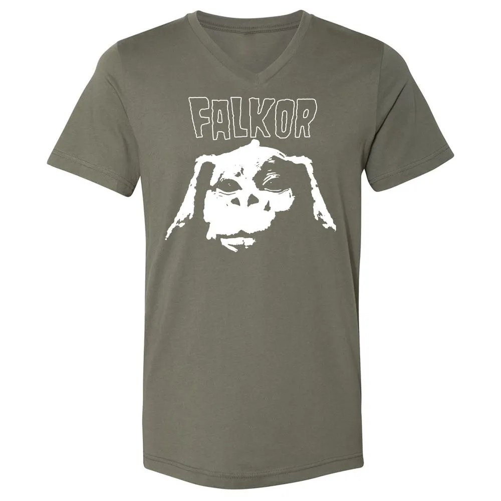 Unisex V-Neck T-Shirt - K616N8QG - Military Green - 10
