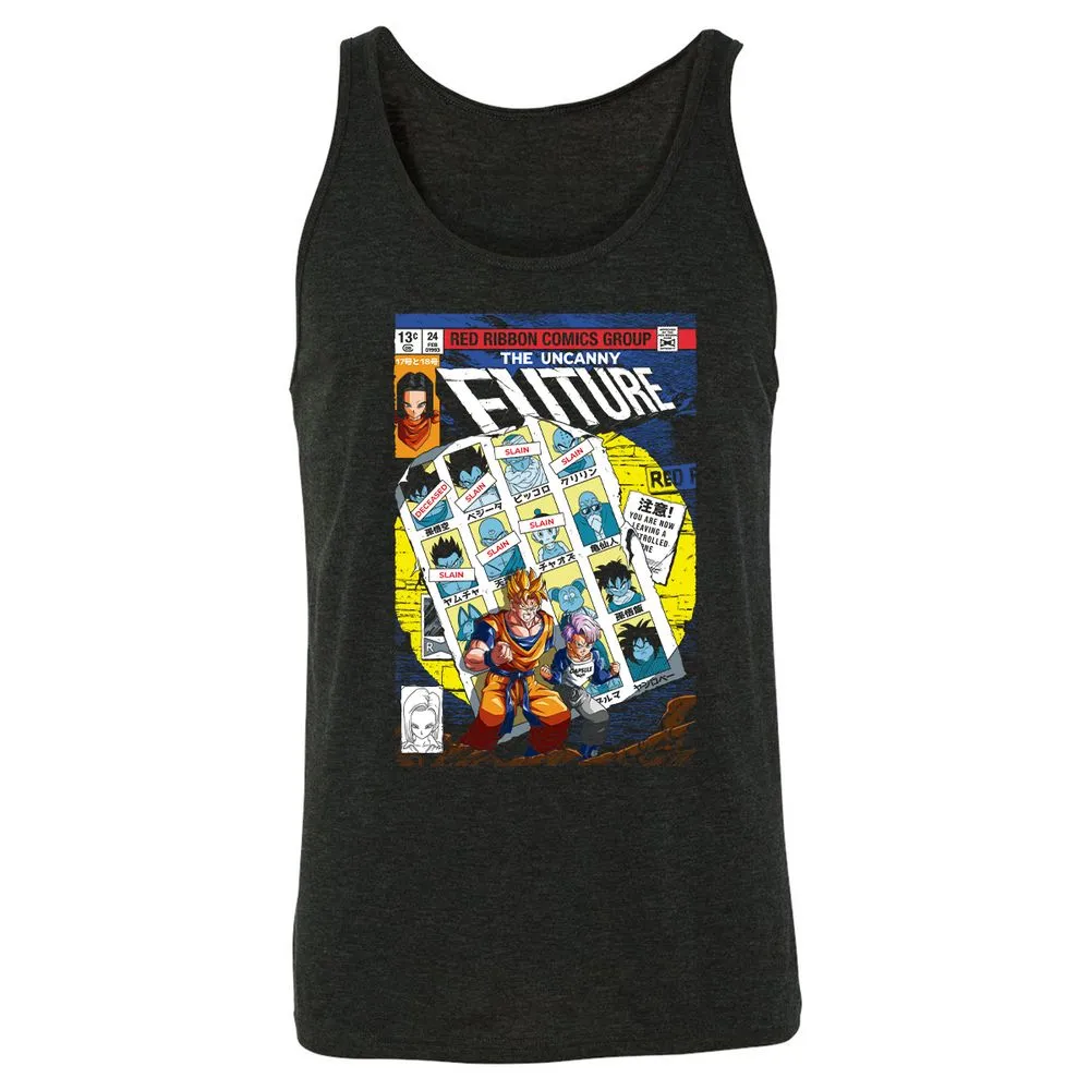 Unisex Jersey Tank - H42SN11G - Charcoal Black Triblend - 5