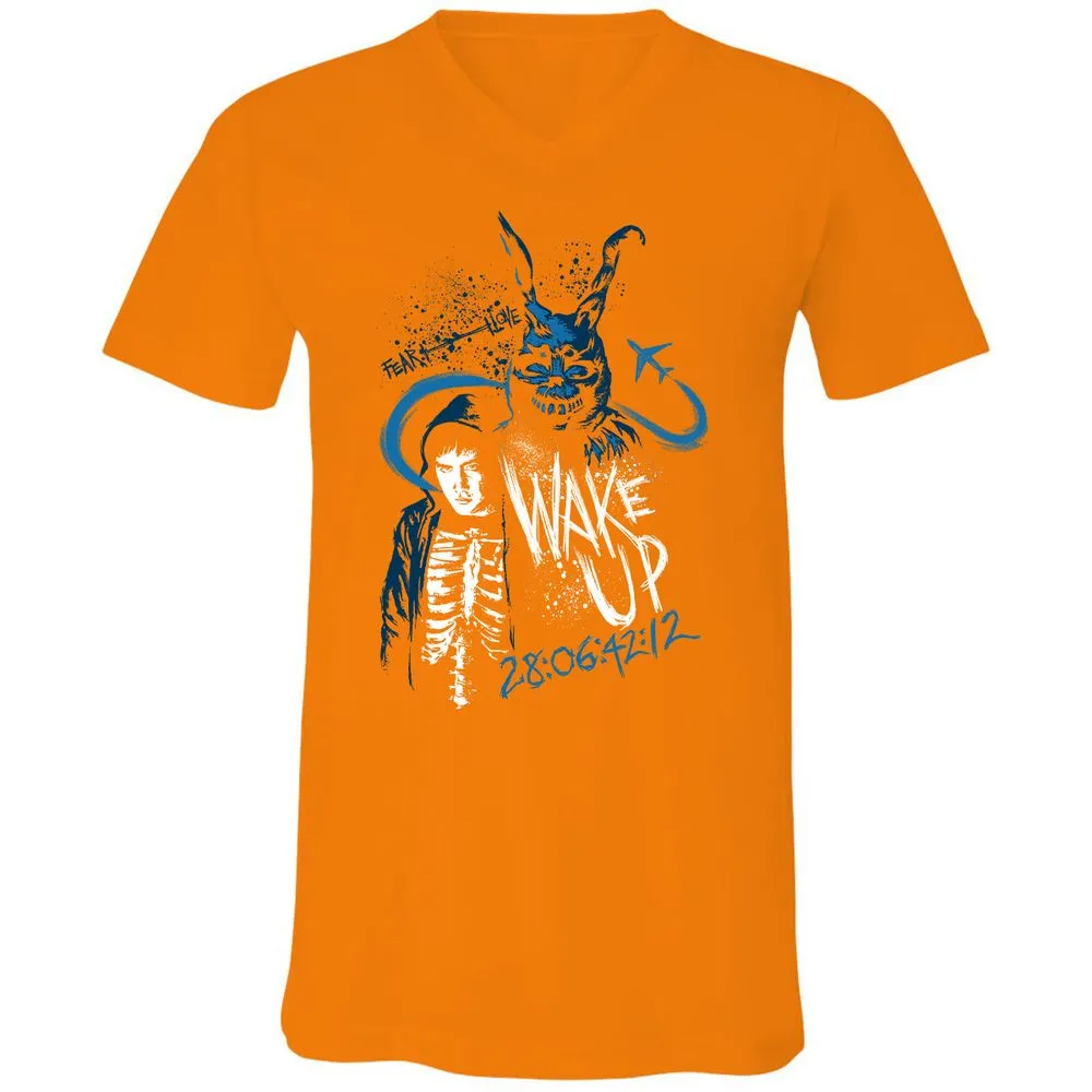 Unisex V-Neck T-Shirt - SB3LH27K - Orange - 11