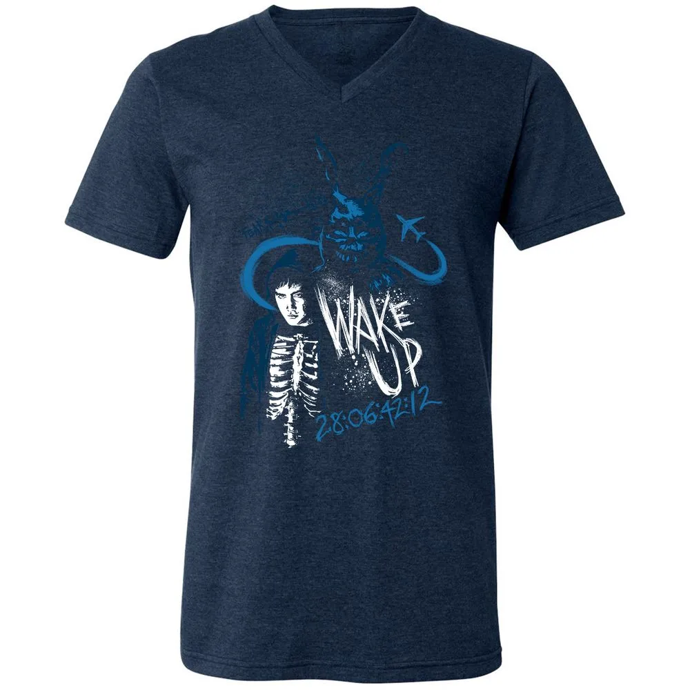 Unisex V-Neck T-Shirt - SB3LH27K - Heather Navy - 15
