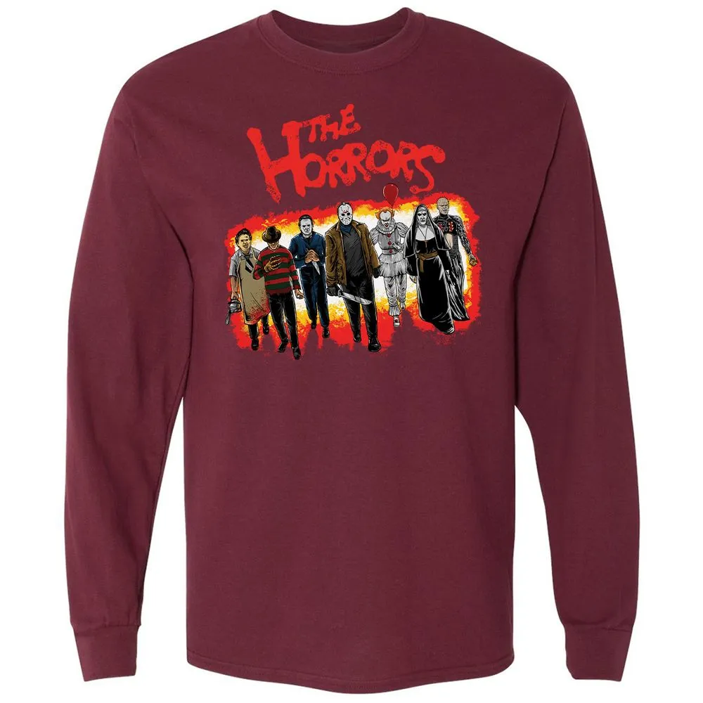 Long Sleeve T-Shirt - 98S7D8GK - Maroon - 11