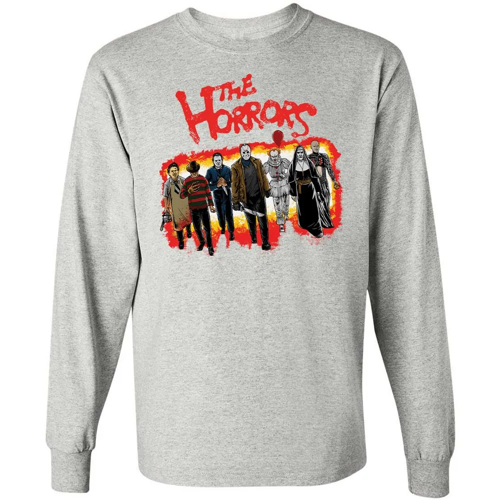 Long Sleeve T-Shirt - 98S7D8GK - Ash - 7
