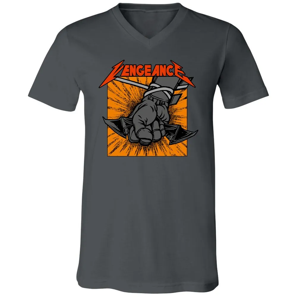 Unisex V-Neck T-Shirt - 2LTDYQWC - Asphalt - 12