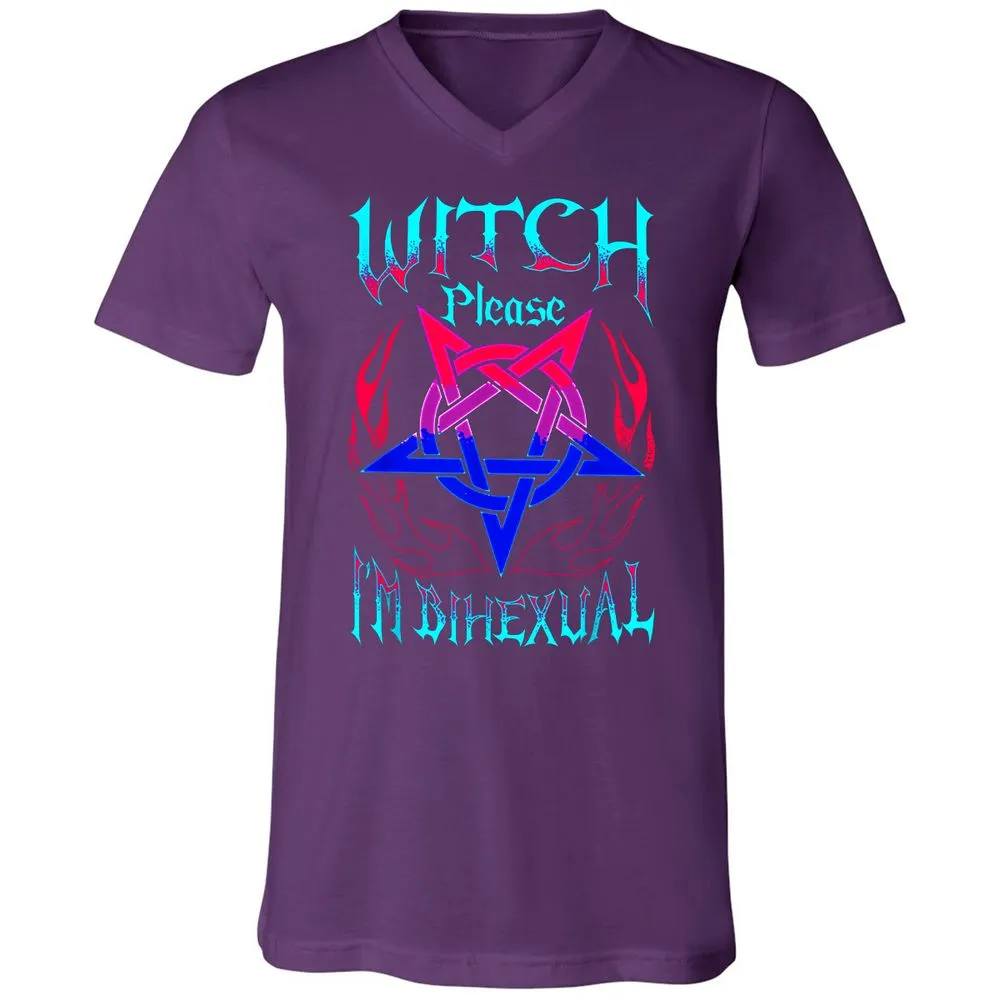 Unisex V-Neck T-Shirt - FRX93FB3 - Team Purple - 9