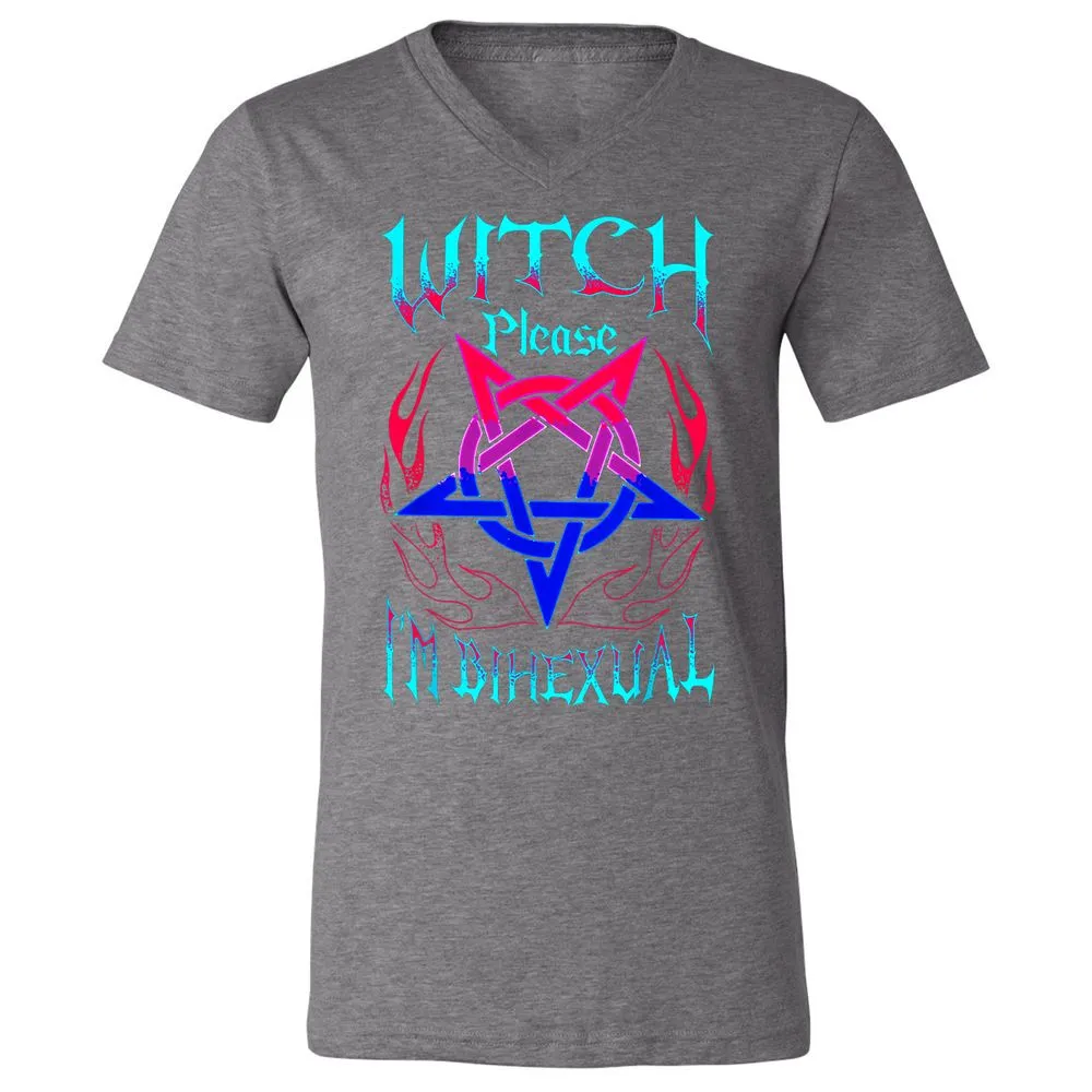 Unisex V-Neck T-Shirt - FRX93FB3 - Deep Heather - 13