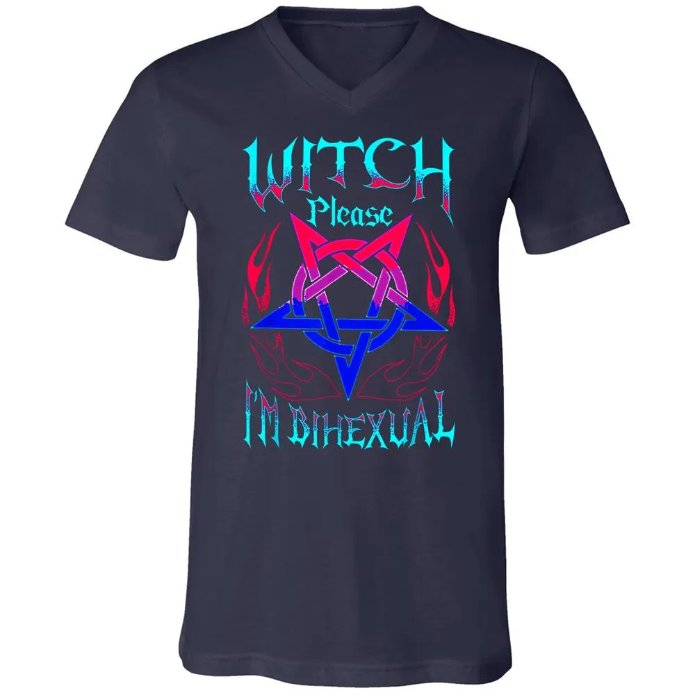 Unisex V-Neck T-Shirt - FRX93FB3 - Navy - 2