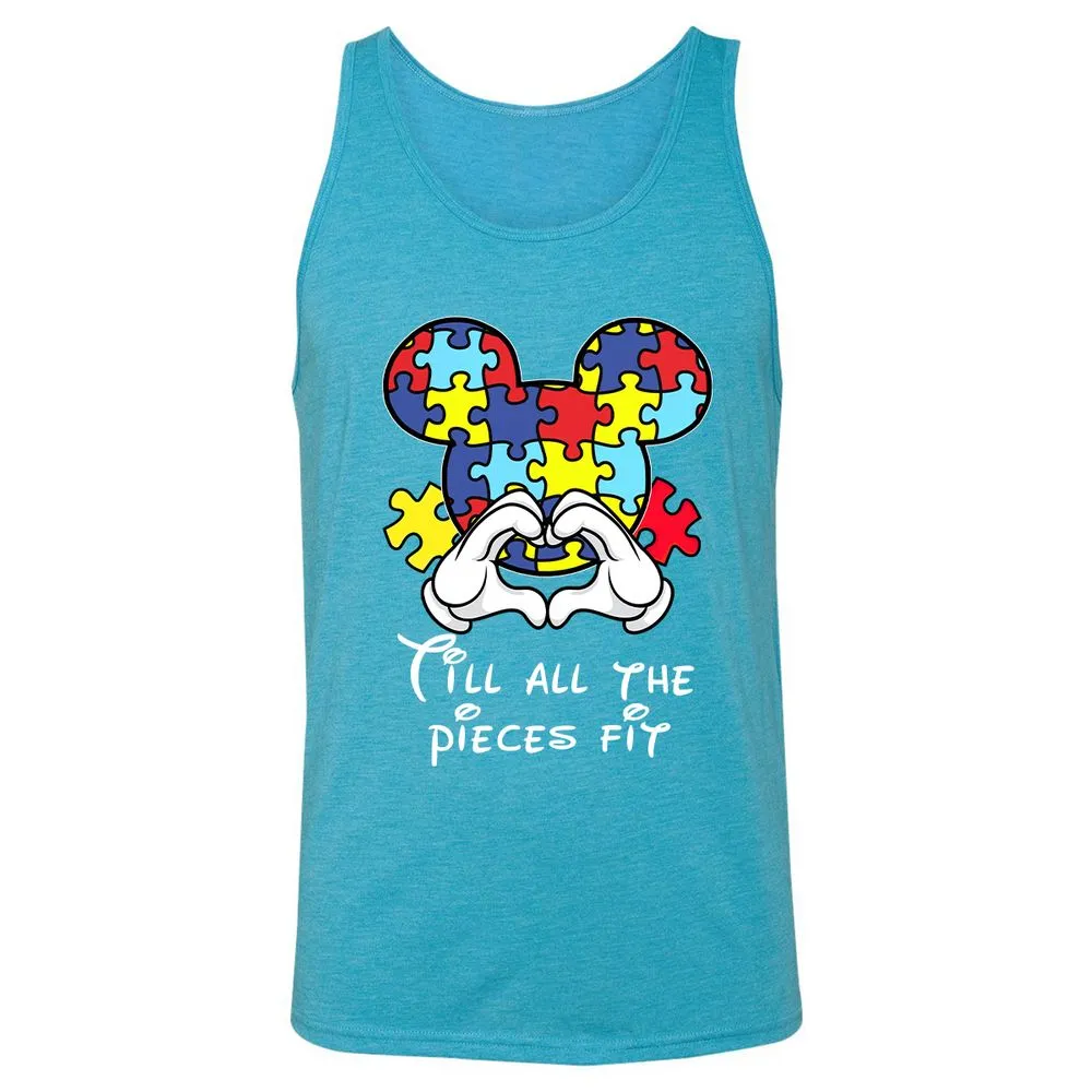 Unisex Jersey Tank - G74UZWB5 - Aqua Triblend - 3