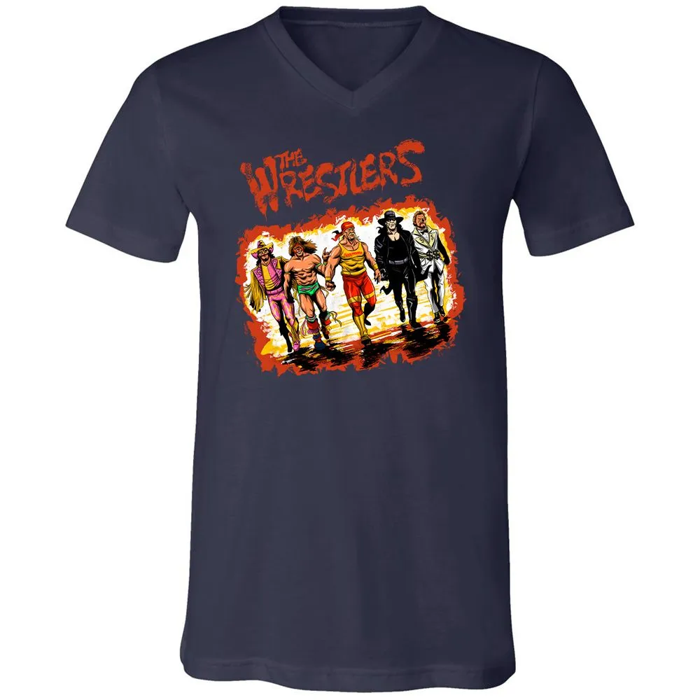 Unisex V-Neck T-Shirt - 2SWHU13X - Navy - 2
