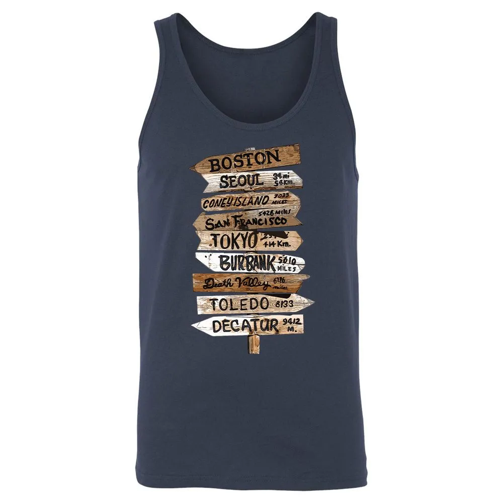Unisex Jersey Tank - HEQ2X5LN - Navy - 2