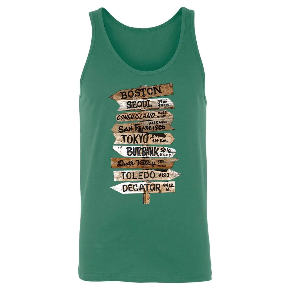 Unisex Jersey Tank - HEQ2X5LN - Kelly - 9