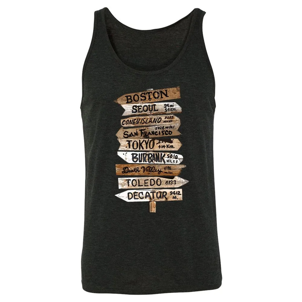 Unisex Jersey Tank - HEQ2X5LN - Charcoal Black Triblend - 5