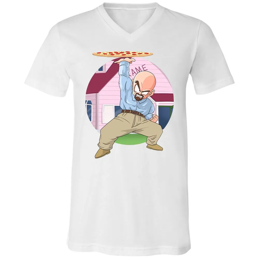 Unisex V-Neck T-Shirt - Z32ADK3X - White - 5