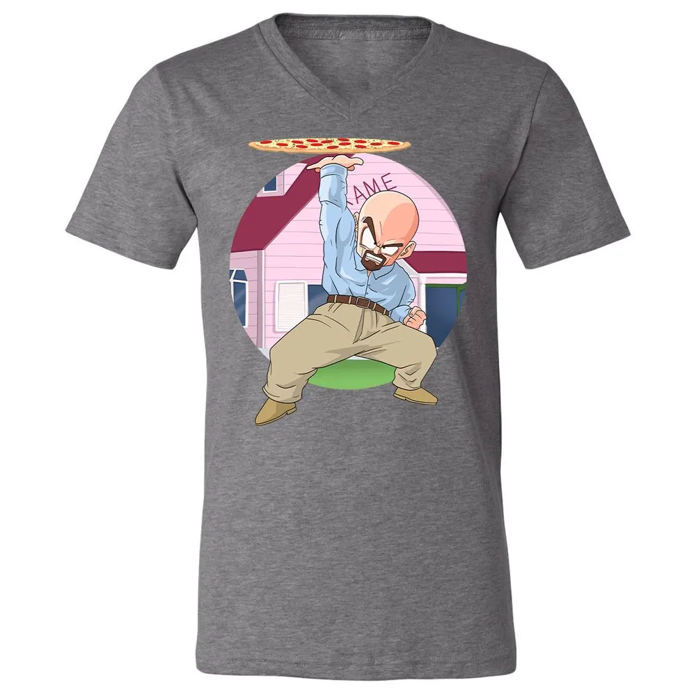 Unisex V-Neck T-Shirt - Z32ADK3X - Deep Heather - 13