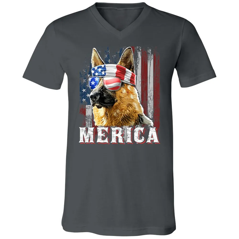 Unisex V-Neck T-Shirt - Q5F2LQ4F - Asphalt - 12