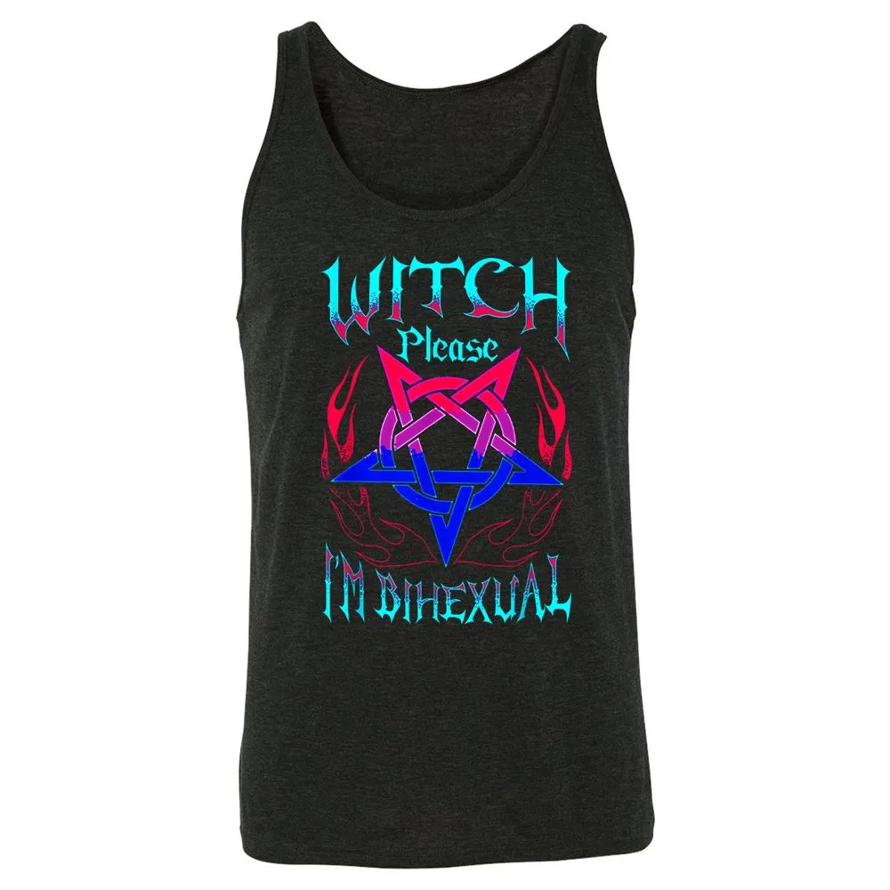 Unisex Jersey Tank - 8FJC83N4 - Charcoal Black Triblend - 5
