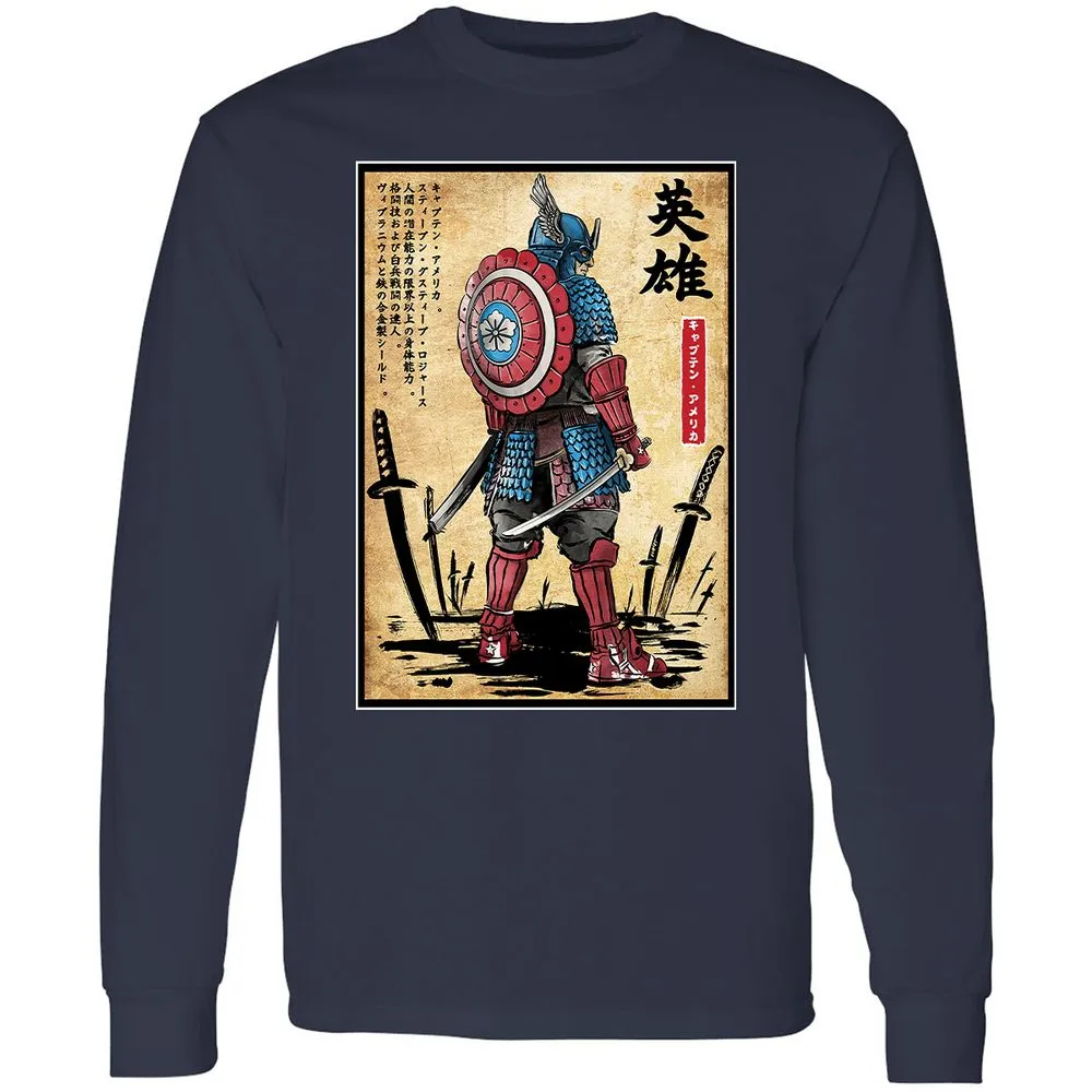 Long Sleeve T-Shirt - ZEN5APR8 - Navy - 2